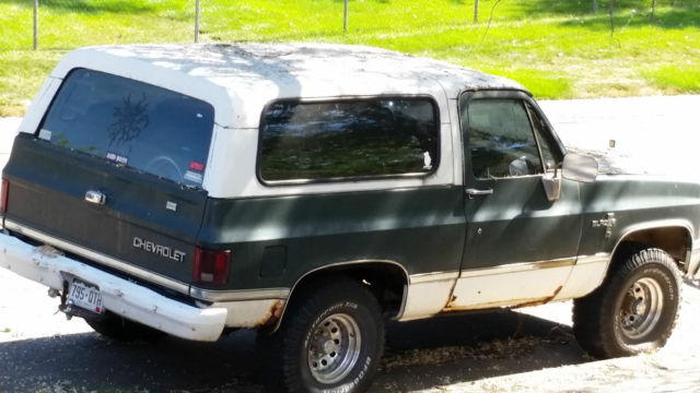1981 green Chevrolet Blazer