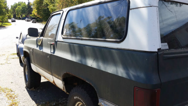 1981 green Chevrolet Blazer