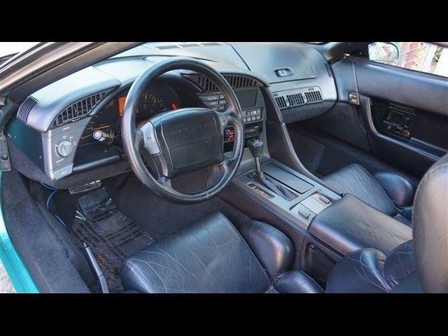 1991 Green Chevrolet Corvette --