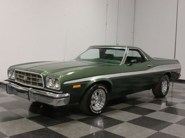 1973 Green Ford Ranchero Pickup (Truck)
