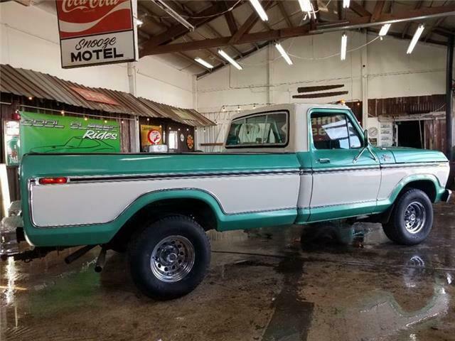 1977 Green Ford F-150 Pickup Truck