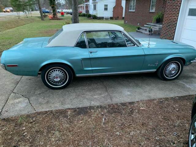 1968 Green Ford Mustang Coupe