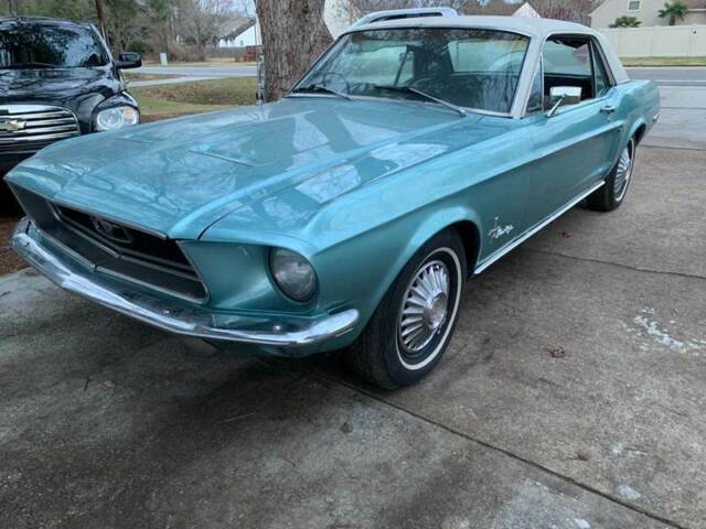 1968 Green Ford Mustang Coupe