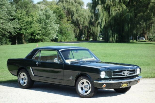 1965 Green Ford Mustang Coupe