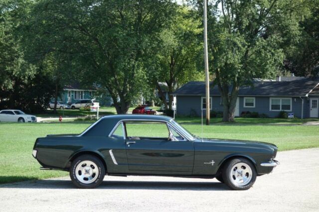 1965 Green Ford Mustang Coupe