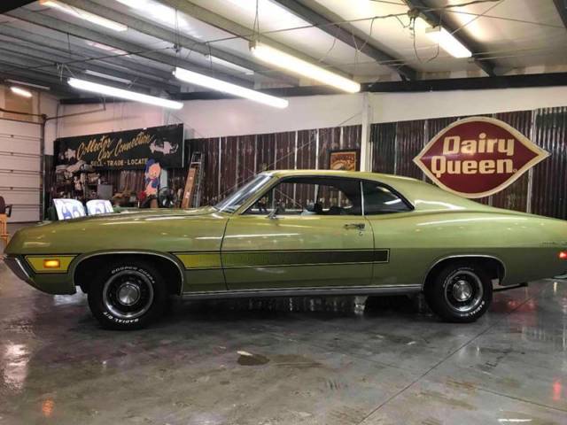 1970 Green Ford Torino Coupe