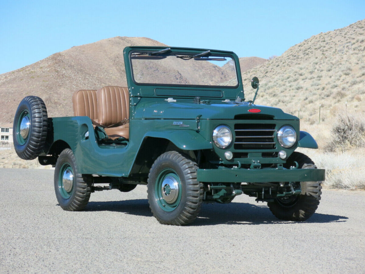 1957 Green Toyota Land Cruiser --