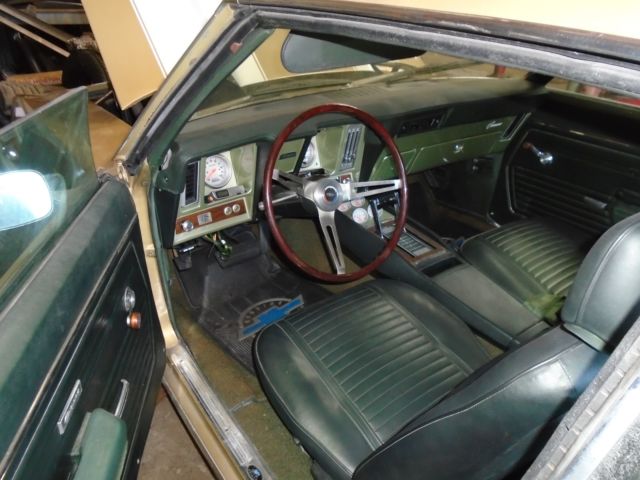 1969 Olympic gold Chevrolet Camaro Coupe
