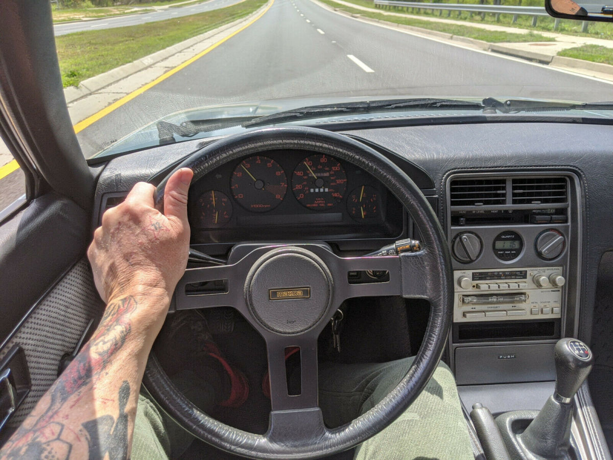 1984 Blue Mazda RX-7 Coupe