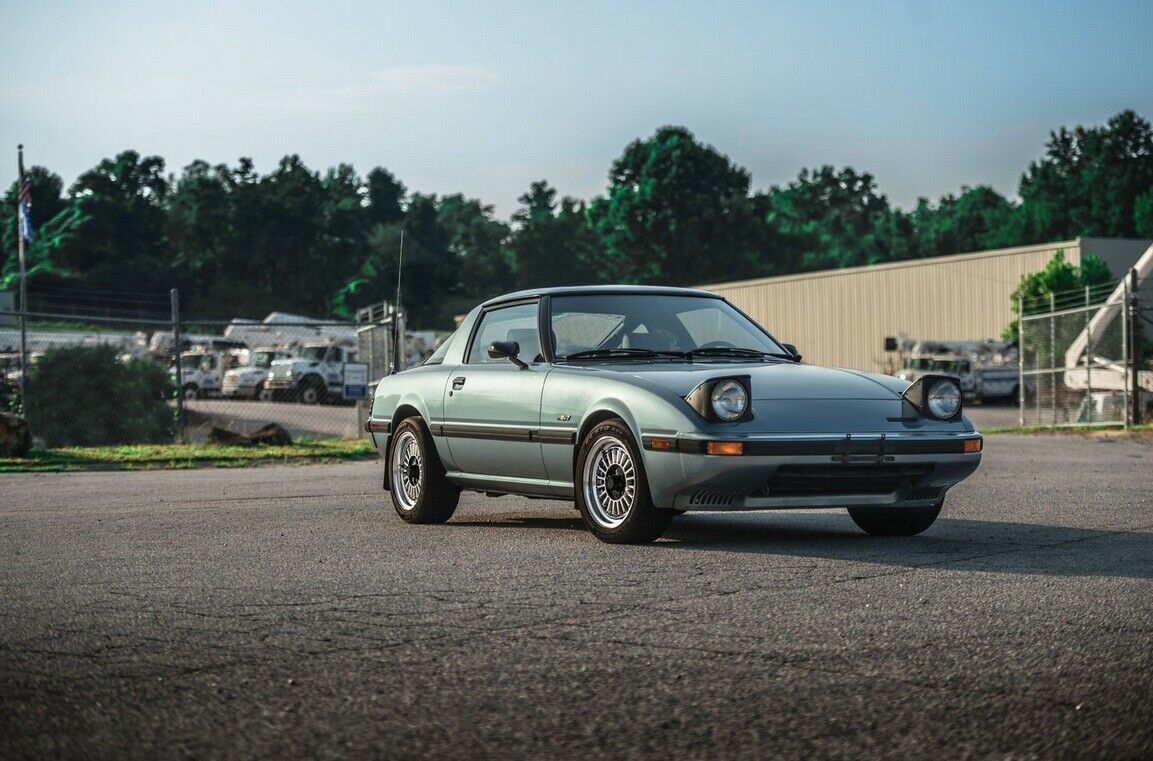 1984 Blue Mazda RX-7 Coupe