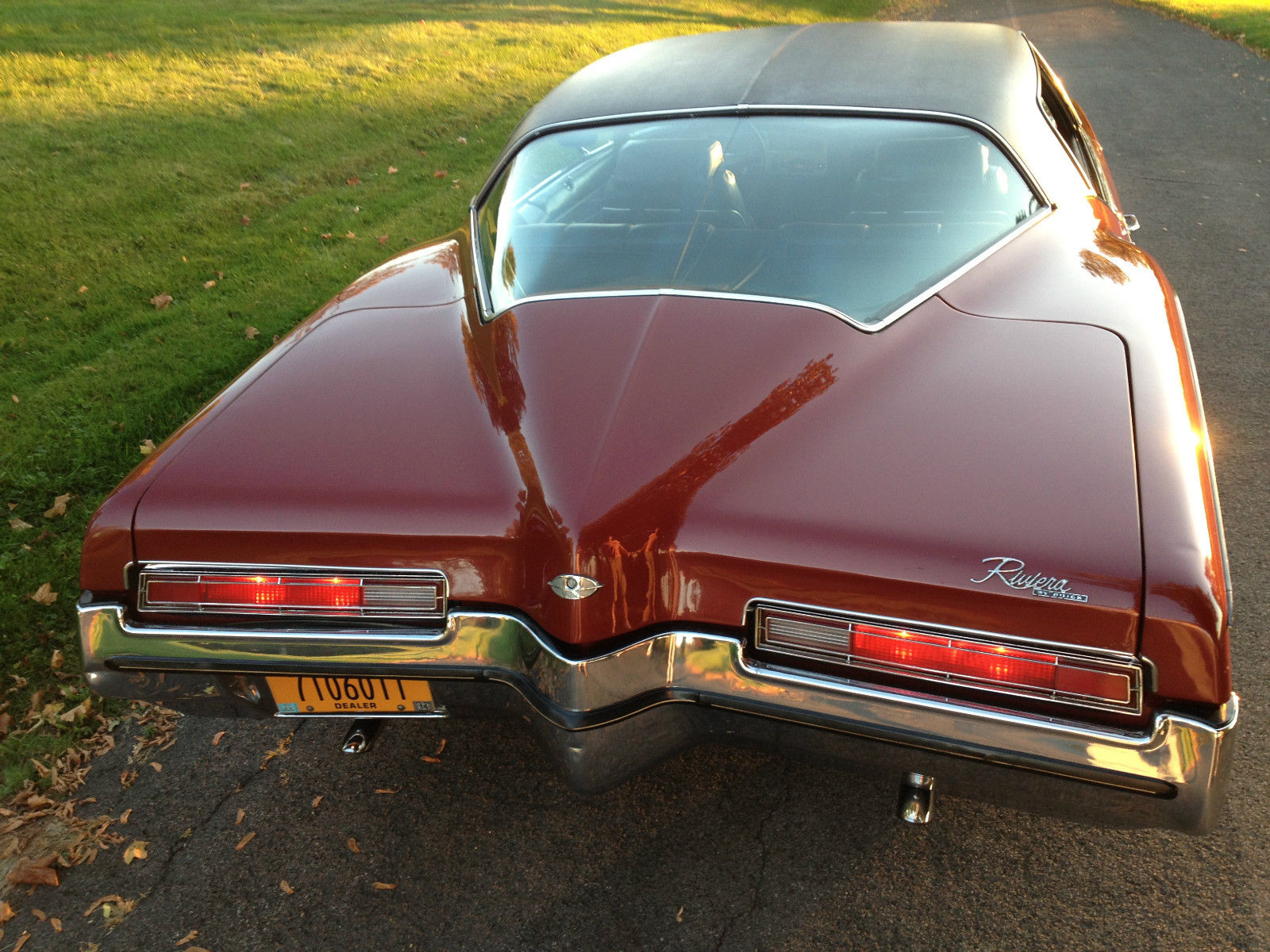 1972 Maroon Buick Riviera Coupe