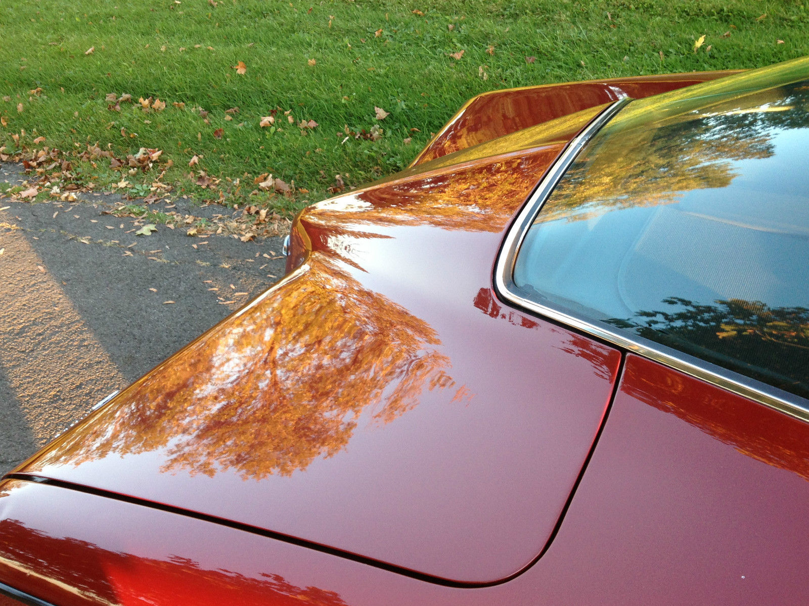 1972 Maroon Buick Riviera Coupe