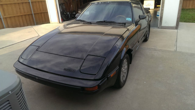 1985 Black Mazda RX-7