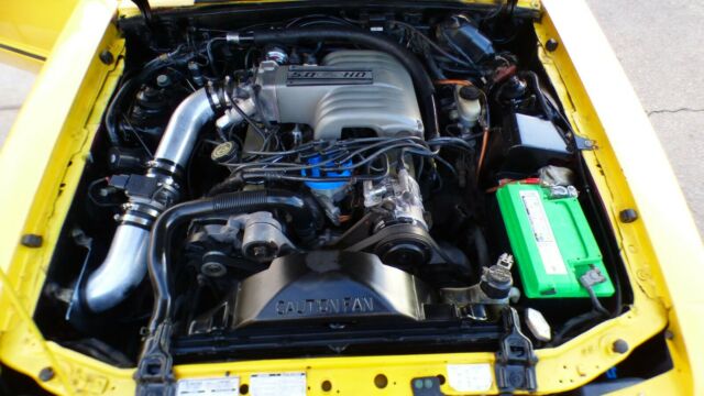 1993 Yellow Ford Mustang Convertible