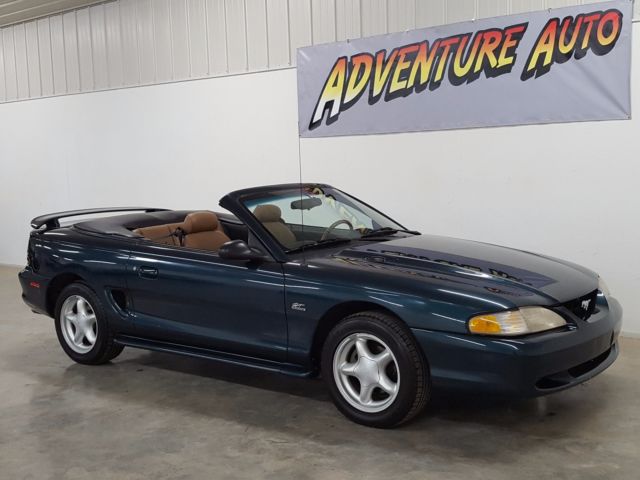 1994 Dark Aqua Ford Mustang Convertible
