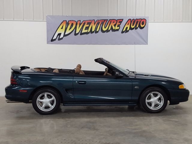 1994 Dark Aqua Ford Mustang Convertible