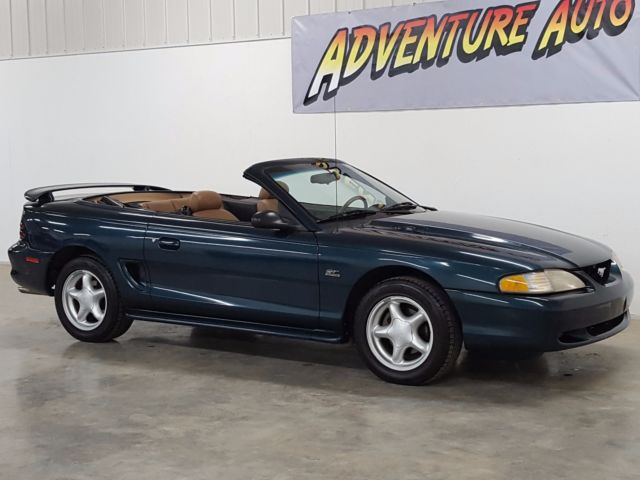 1994 Dark Aqua Ford Mustang Convertible