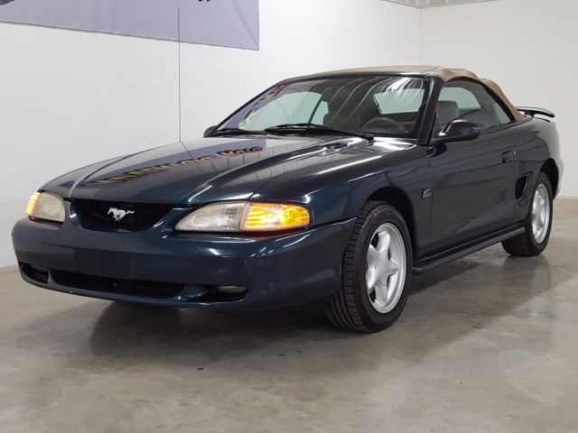 1994 Dark Aqua Ford Mustang Convertible