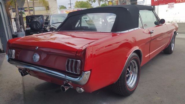 1966 Red Ford Mustang Convertible