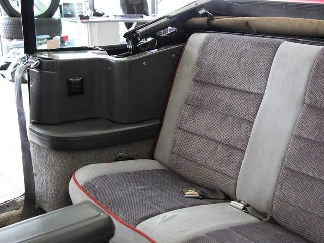 1986 Black Ford Mustang Convertible