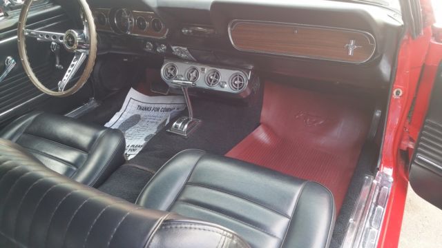 1966 Red Ford Mustang Convertible
