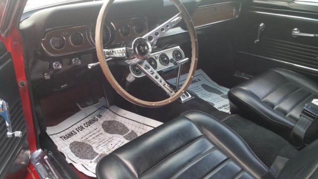1966 Red Ford Mustang Convertible