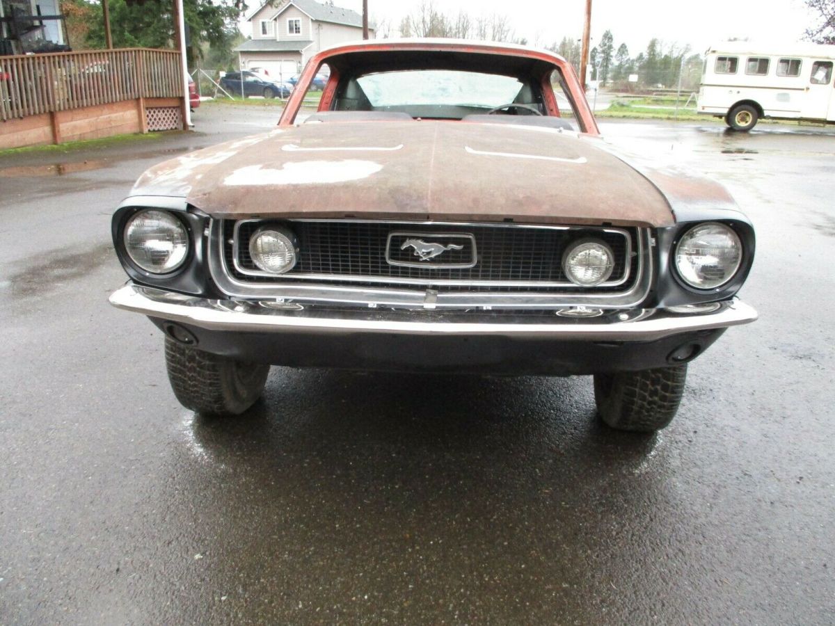 1968 Black Ford Mustang Fastback