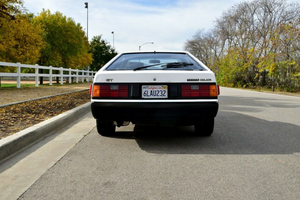 1983 White Toyota Celica GT-S Hatchback
