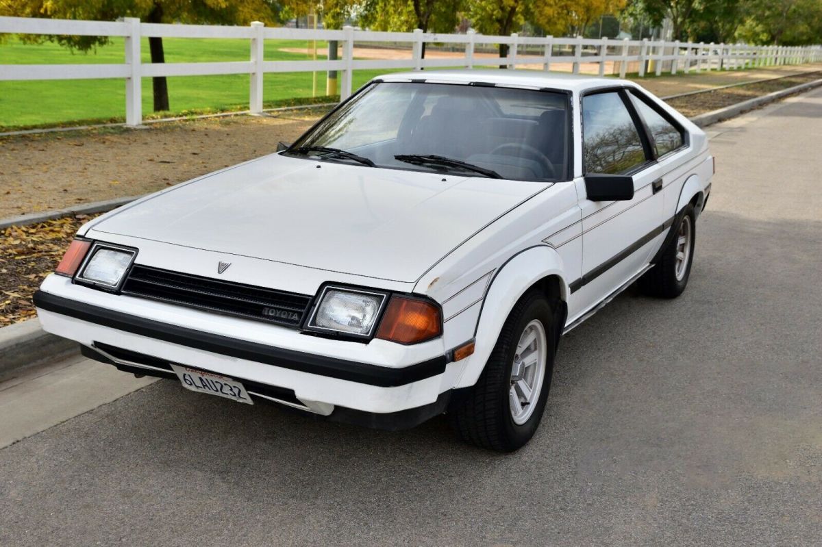 1983 White Toyota Celica GT-S Hatchback