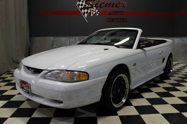 1994 White Ford Mustang Convertible
