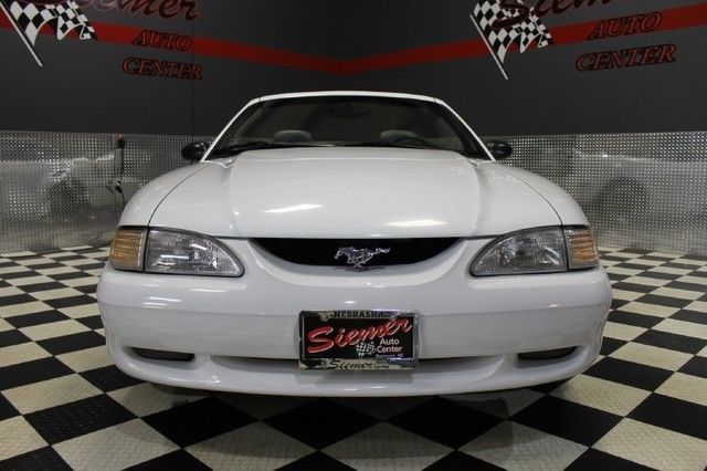 1994 White Ford Mustang Convertible