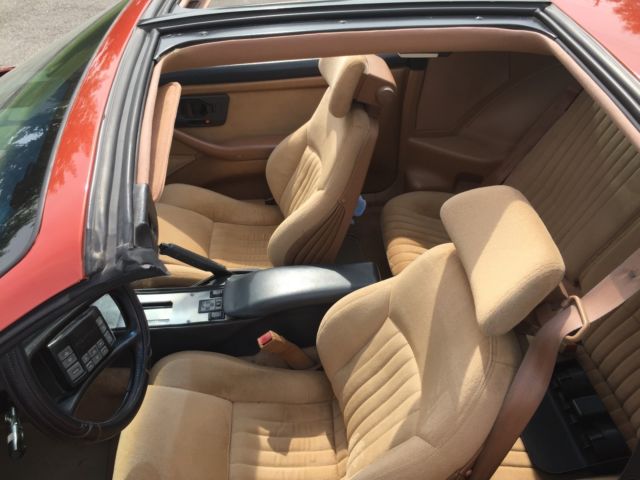 1989 Orange Pontiac Trans Am Coupe
