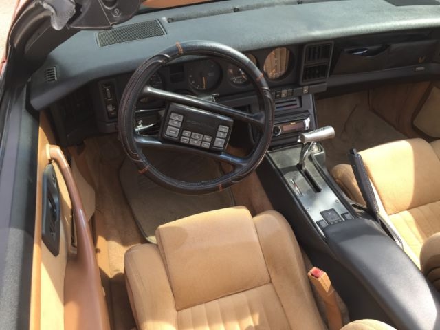 1989 Orange Pontiac Trans Am Coupe