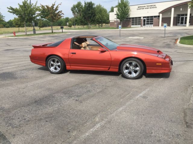 1989 Orange Pontiac Trans Am Coupe