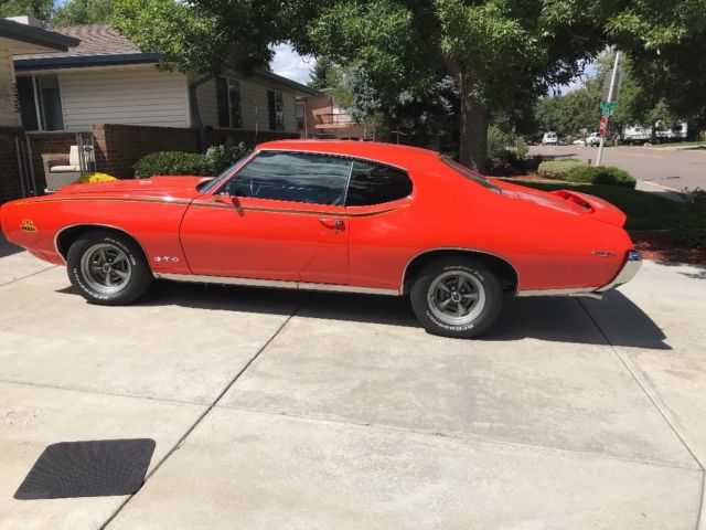 1969 Carousel Red Pontiac GTO Coupe