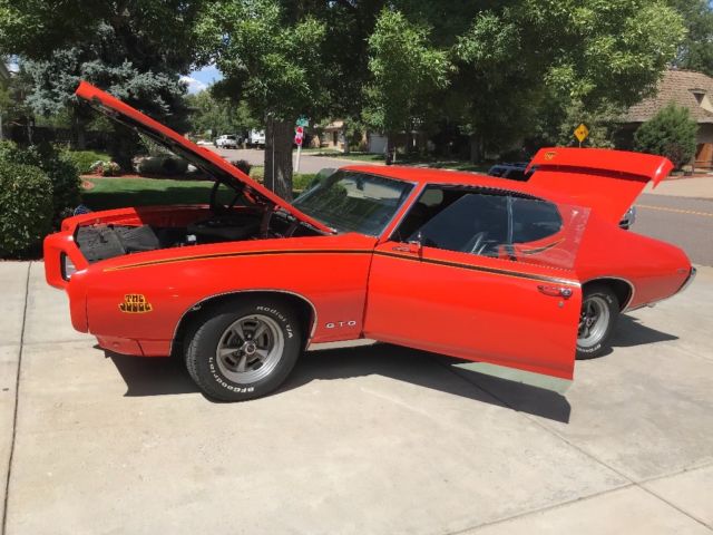 1969 Carousel Red Pontiac GTO Coupe