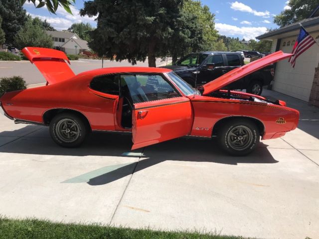 1969 Carousel Red Pontiac GTO Coupe