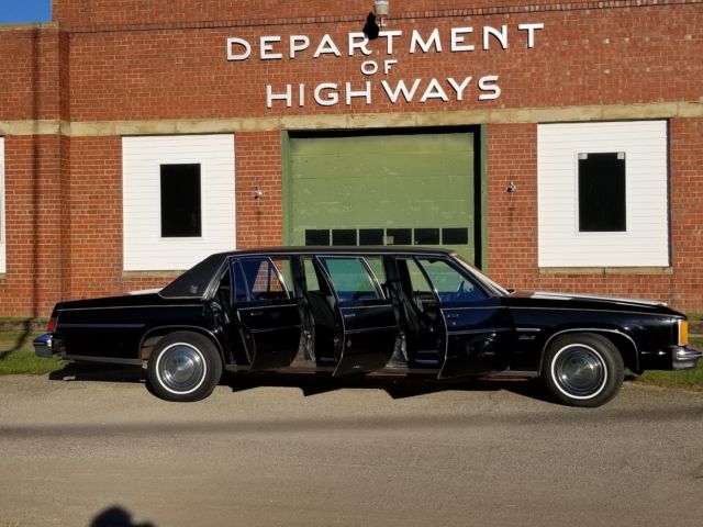1979 Black Oldsmobile Eighty-Eight 6 DOOR GM Limousine