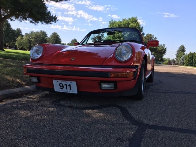 1985 Guards Red Porsche 911 Convertible