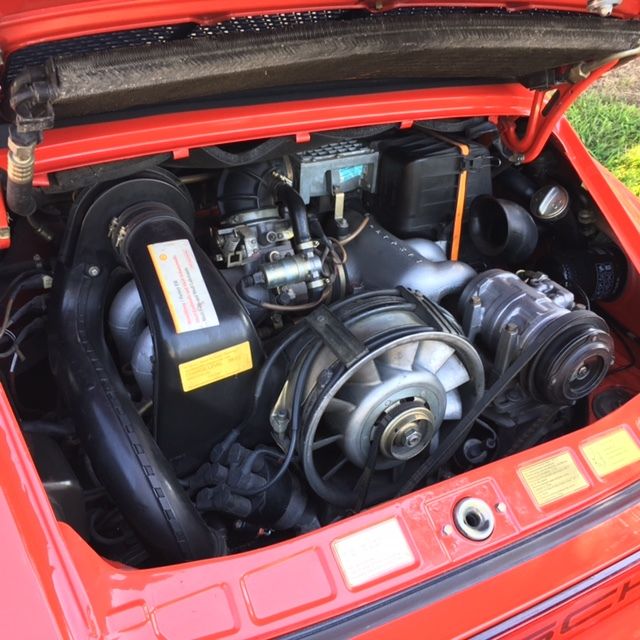1985 Guards Red Porsche 911 Convertible
