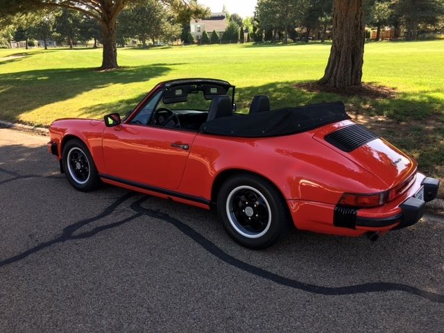 1985 Guards Red Porsche 911 Convertible