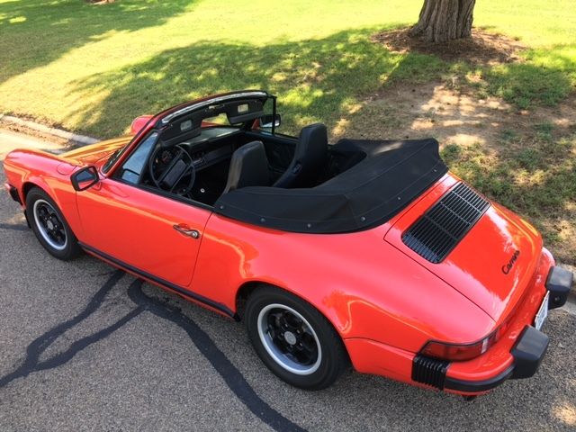 1985 Guards Red Porsche 911 Convertible