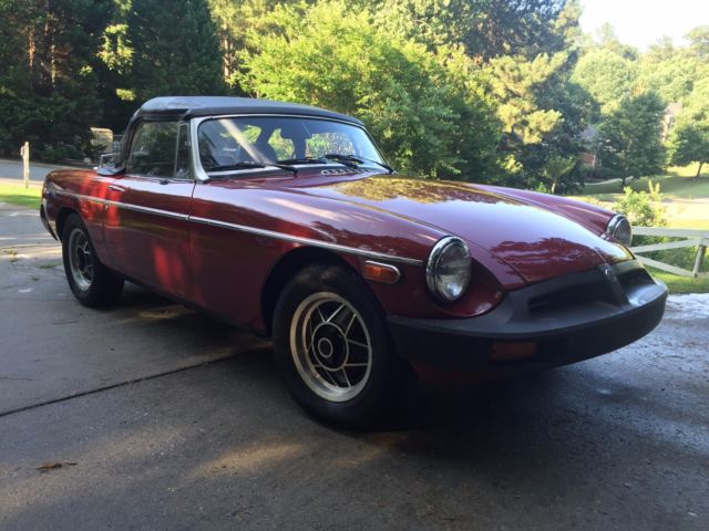 1980 MG MGB Convertible