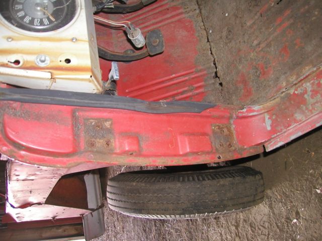 1967 Red Ford Bronco SUV