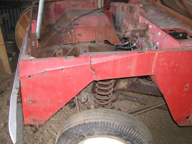 1967 Red Ford Bronco SUV
