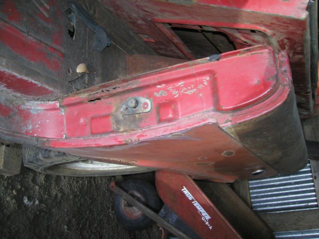 1967 Red Ford Bronco SUV