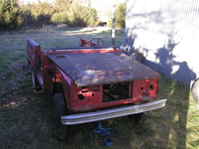1967 Red Ford Bronco SUV