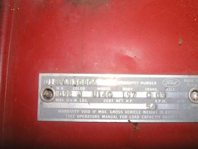 1967 Red Ford Bronco SUV