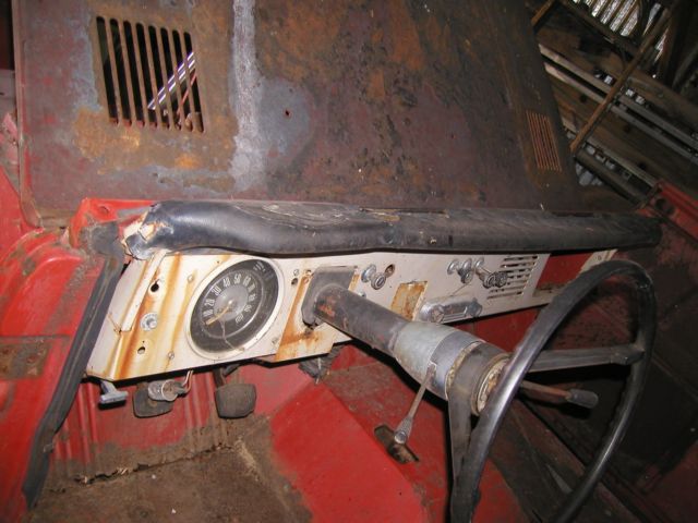 1967 Red Ford Bronco SUV