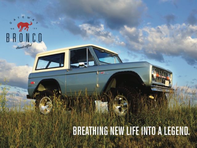 1972 Brittany Blue Ford Bronco SUV